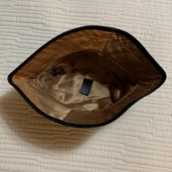 Coach Signature Jacquard Bucket Charcoal Hat SZ P/S Designer Sporty Outdoors - Picture 3 of 10